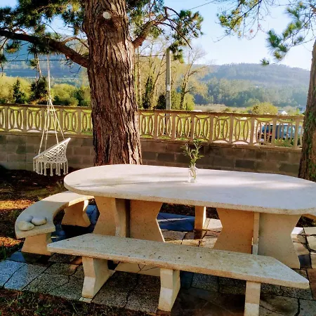 Casa En La Playa De Area Con Finca Privada Viveiro Zewnętrze zdjęcie